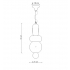 BUMBUM CERAMICZNA LAMPA WISZĄCA     C2752 FERROLUCE